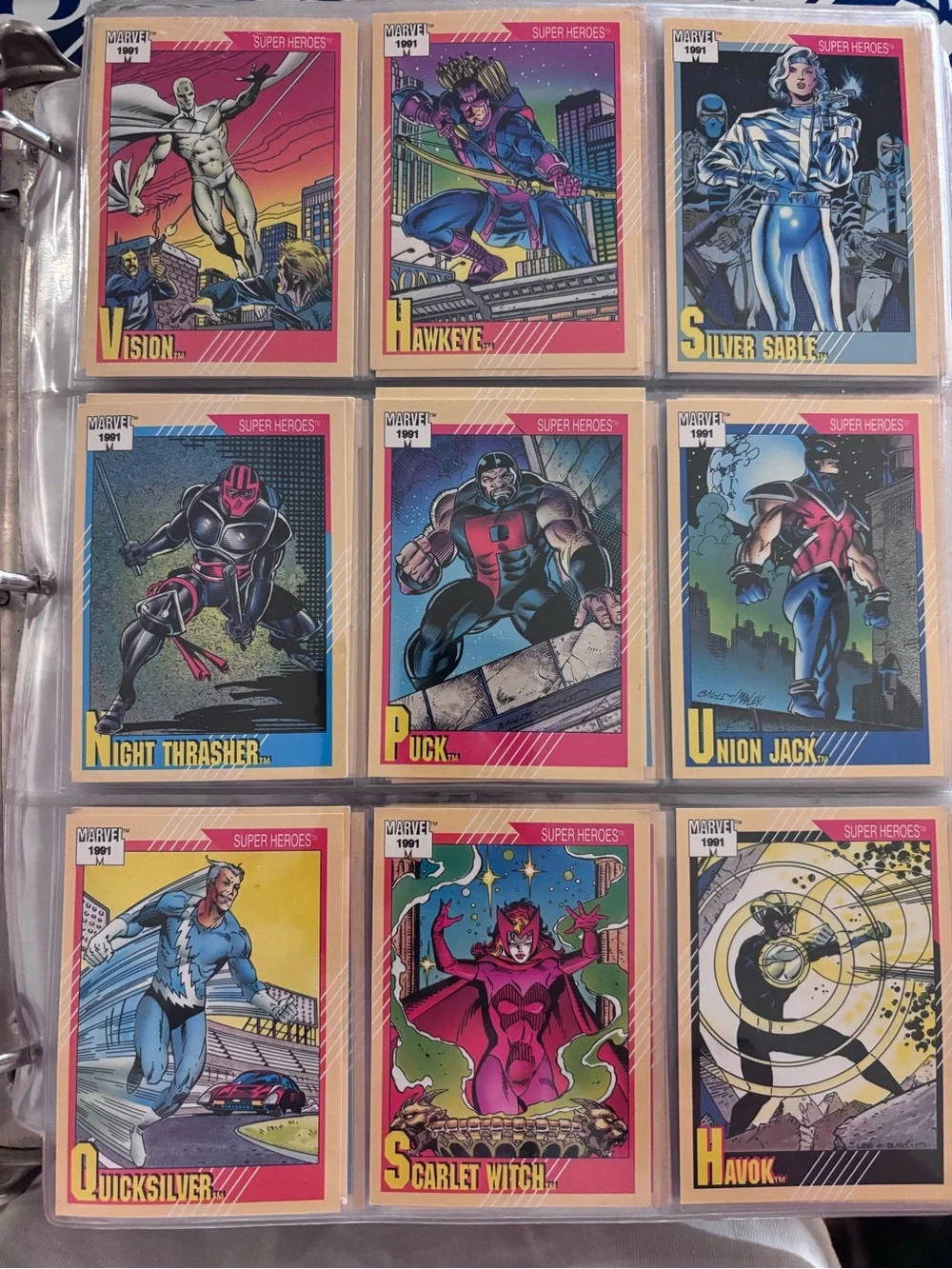 Marvel Trading Cards complete 1991 Marvel Series II and 1992 Marvel. 7 Holograms
